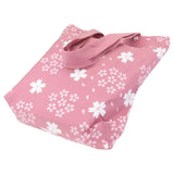 Tote Bag Shiba Dog Shibatasan I love Cherry Blossoms Dark Pink