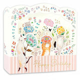 Pop-up Greeting Card Flower Happy Birthday