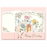 Pop-up Greeting Card Flower Happy Birthday