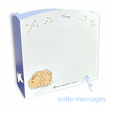 Pop-up Greeting Card Just For You Bunnies in Starry Sky