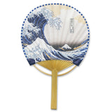 Greeting Card Uchiwa Fan Hokusai Big Wave