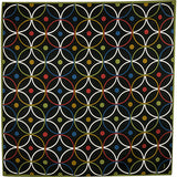 Furoshiki Hamamonyo Hama Shippo Black