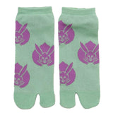 Tabi Socks Usagi Kanoko Green