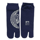 Tabi Socks Tsuru Kanoko Blue