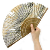 Silk Folding Fan Tsukiyo