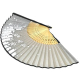 Folding Fan Sakura Silver