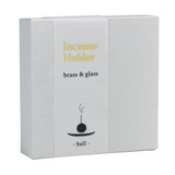 Kousaido Incense Holder Brass & Glass  -Ball-
