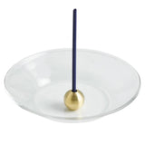 Kousaido Incense Holder Brass & Glass  -Ball-