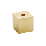 Kousaido Incense Holder Brass & Glass  -Cube-