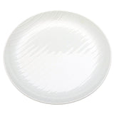 Serving Plate Hakusan White Shell Stripes