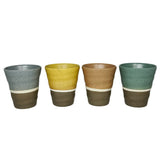 4pcs Cup Set Matte Contrast