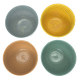 4pcs Rice Bowls Set Matte Contrast