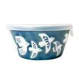 Bowl with Lid Bird Ruri Small