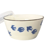 Bowl with Lid Tsubame Swallow Small