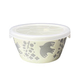 Bowl with Lid Bird White Small