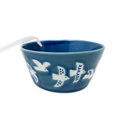 Bowl with Lid Bird Ruri Medium