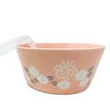 Bowl with Lid Tsubaki Camellia Pink Medium