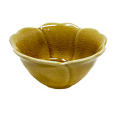 Kotsuke Small Bowl Flower Shape Amber