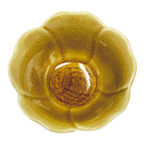 Kotsuke Small Bowl Flower Shape Amber