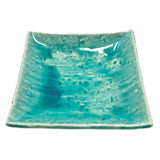 Square Plate Turquoise Small