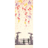 Chusen Tenugui Towel Fluttering Sakura