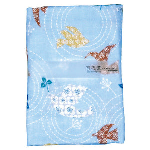 Tenugui Gauze Towel Dancing Waterfowl