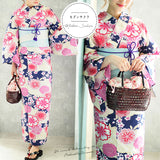 Yukata for Women Cherry Blossoms Navy