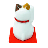 Cat Ornament Maneki Neko Karakusa Red S