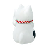 Cat Ornament Maneki Neko Mingei White S