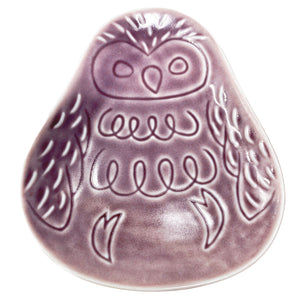 Small Plate Owl Amethyst