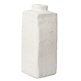 Mini Vase Square Cylinder Flower White