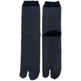 Tabi Socks Ichimatsu Black