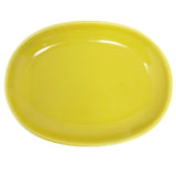 Mini Plate Oval Yellow