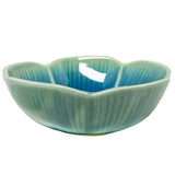 Bowl Flower Shape Turquoise