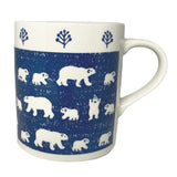 Mug White Bear Navy