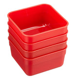 4pcs Inner Boxes For 18 cm Jubako Red