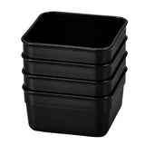 4pcs Inner Boxes For 18 cm Jubako Black