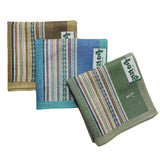 Handkerchief Kissou Stripes & Dragonfly Blue