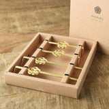 4pcs Cutlery Rest Mizuhiki Gold