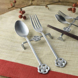 Cutlery Rest Mizuhiki Silver 1PC 7.5cm