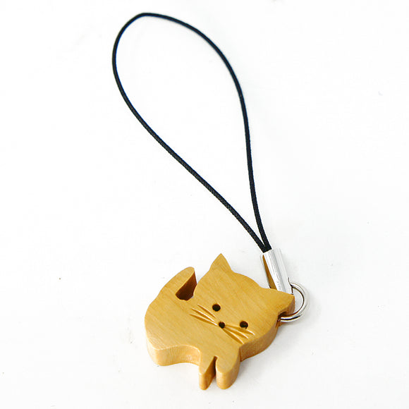 Netsuke Charm Cat