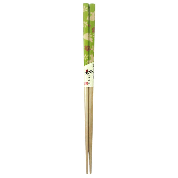 Chopsticks Rabbit Green 23cm