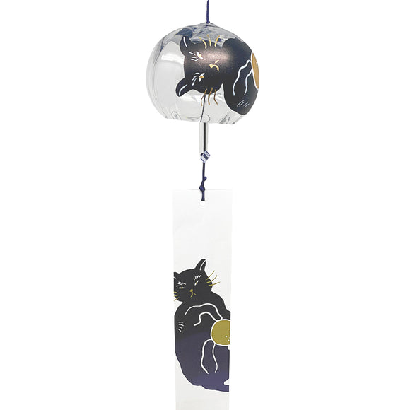 Wind Chime Giyaman Cat Hand Painted