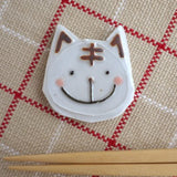 Chopstick Rest Happy Cat