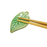 Chopstick Rest Leaf Green