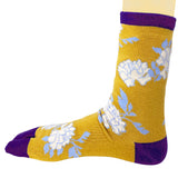 Tabi Socks White Peony Mustard