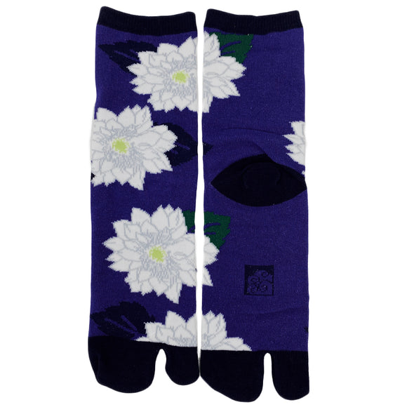 Tabi Socks Chrysanthemum Blue