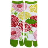 Tabi Socks Atsumekiku Green