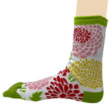 Tabi Socks Atsumekiku Green