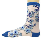 Tabi Socks Shida Cherry Blossom Blue